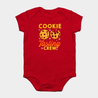 Cookie Tasting Crew Christmas Funny Baby Bodysuit